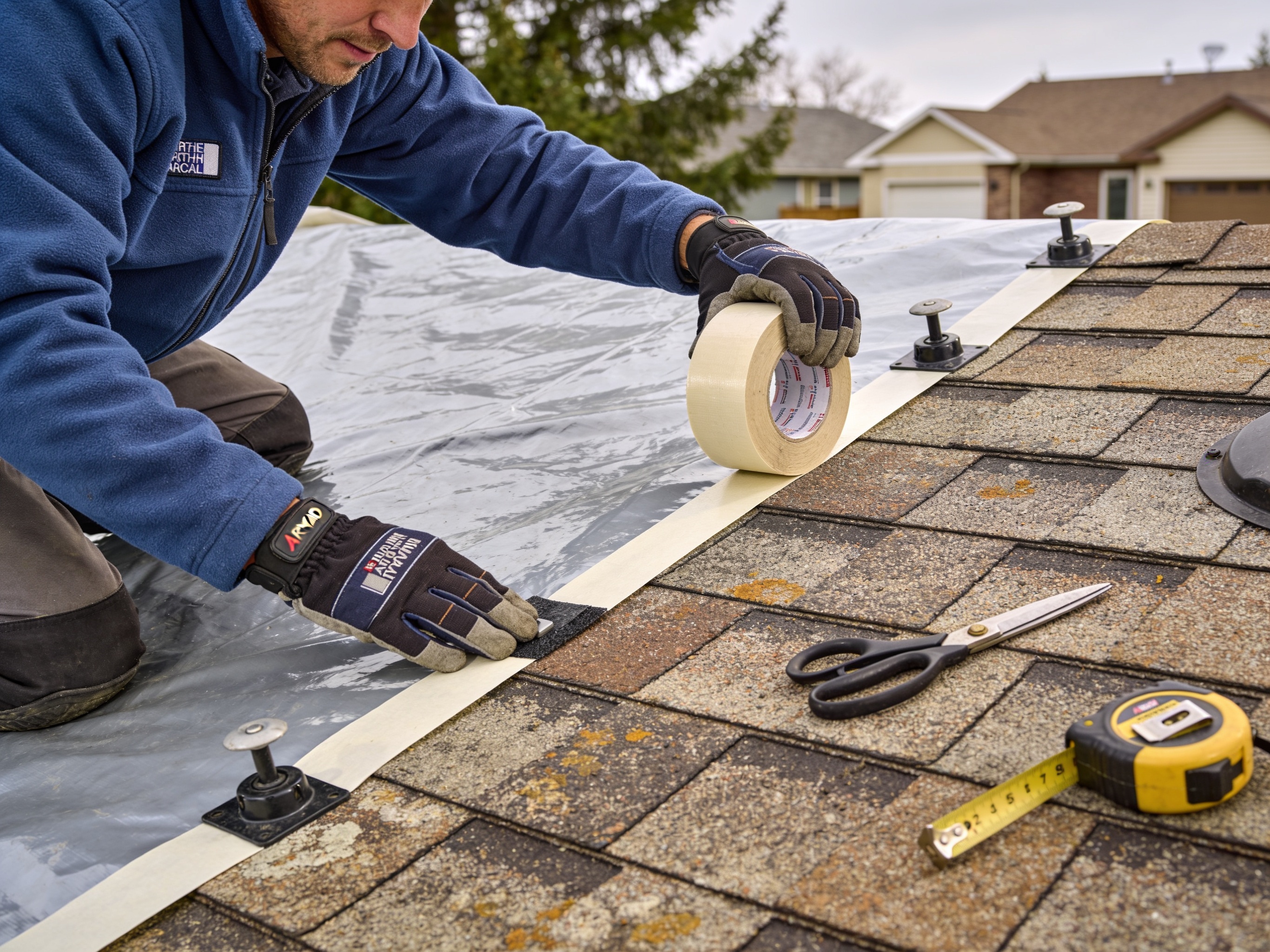 Emergency Roof Tarping in Arvada