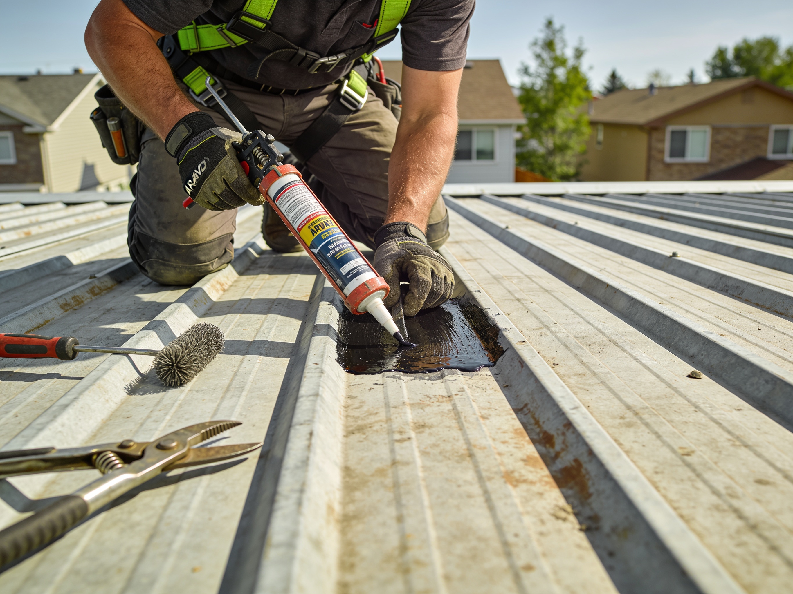 Metal Roof Leak Repair in Arvada